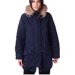 Isabel Marant Parka āFeltonā Navy Size FR38 Excellent